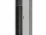 Шкаф для одежды Дорос Кен бетон/белый Двухдверная 90 см 0