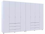 Шкаф Дорос Гелар белый 8 дверной 310 см 5
