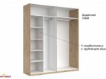 Шафа 4дв з дзеркалом Міромарк Тедді 4 дверний дуб артизан 180 см 3
