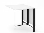 Стол-трансформер Voody Белый бриллиант/Чёрные ноги 1