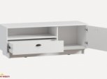 Тумба під ТВ Kuba/Куба RTV128 L/P Білий Moreli Ширина 128 см 1