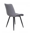 Стул M-45 серый + черный 2