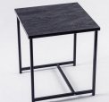 Столик Квадро М вугільний камінь 0