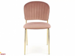 Стул K-499 розовый/золотой 0