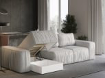 Кутовий диван розкладний єврокнижка Шик Галичина Стоун 330 см 1