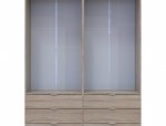 Шкаф Дорос Гелар дуб сонома 4-х дверный 155 см 2