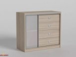 Комод купе 1 Matroluxe 4 ящика и 1 дверь 2