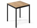 Обідній стіл Brevity Loft mini Дуб крафт золотий/Чорний метал Дуб крафт mini 3