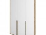 Шкаф 3Д Сокме Франческа 3 дверный белый 153 см 2