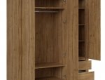 Шкаф SZF3D2S BRW Poland Holten 3 дверный дуб вотан 181 см 2