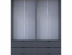 Шафа Дорос Гелар графіт 4-х дверна 155 см 2