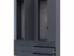 Шафа Дорос Гелар графіт 4-х дверна 155 см 0