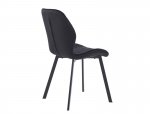 Стілець N-54 чорний велюр + чорний 2