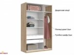 Шафа 3дв Міромарк Тедді 3 дверний дуб артизан 135 см 6