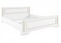 Кровать двуспальная Гербор 180 Вайт ДСП белое без вклада 0