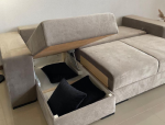 Кутовий диван розкладний єврокнижка Лоренцо Меблі Стиль 263 х 163 см 1