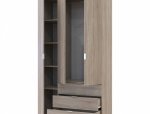 Шкаф для одежды Дорос Гелар дуб сонома 3-х дверный 116,2 см 4