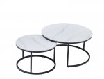 Комплект із двох журнальних столів CT-35 Лоренза каса вайт 0
