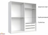 Шафа-купе 1.5 з дзеркалом Фемелі 9