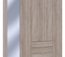 Шкаф для одежды Дорос Гелар дуб сонома 4-х дверный/Зеркало 194 см 3