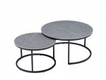 Комплект із двох журнальних столів CT-35 Лоренза петра грей 0