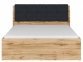 Кровать двуспальная с мягким изголовьем BRW Poland LOZ/140/B Tetrix / Тетрикс с подьемним механизмом и нишей для белья ДСП 9