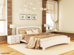 Кровать деревянная Эстелла Венеция Люкс / Серия Вега Щит / Массив Бук 10