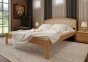 Кровать двуспальная деревянная с мягкой вставкой ЧДК Британия массив Ольха 1