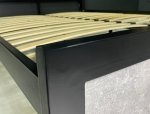 Кровать LOFT 180×200 Дуб Сонома / Чёрный мат MebliRoMax 2