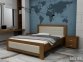 Ліжко двоспальне дерев'яне Явіто Енігма Масив Вільха / Ясен / Дуб 12