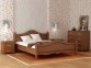 Ліжко двоспальне дерев'яне Явіто Лаванда Масив Вільха / Ясен / Дуб 0