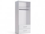 Шкаф 2дв 2шх Миромарк Фемели 2дверный белый 90 см 1
