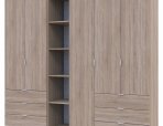 Шкаф Дорос Гелар дуб сонома с Этажеркой 5 дверной 231,9 см 0