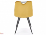 Стул K-521 горчичный/черный 4