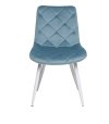 Стул M-45 голубой топаз + белый 4