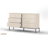 Комод Моно / Mono MKS154 Бежевий/чорні ніжки 5