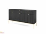Комод Чорний/Золоті ніжки KSZ154 Nova 0