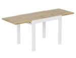 Стол-трансформер Kors Дуб тахо/Белый 1
