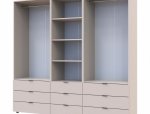 Шкаф для одежды Дорос Гелар кашемир 4-х дверный с пеналом 215 см 3