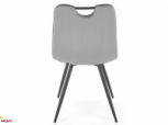 Стул K-521 серый/черный 4