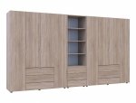 Шафа Дорос Гелар восьмидверна з пеналом Дуб Сонома 370 см 5