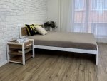 Кровать LOFT 160×200 Дуб Сонома / Чёрный мат MebliRoMax 3