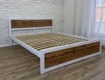 Кровать LOFT 160×200 Дуб Сонома / Чёрный мат MebliRoMax 4