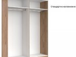 Шафа 4дв із дзеркалом Міромарк Асті 4 дверна дуб крафт 185 см 2