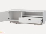 Тумба під ТВ Kuba/Куба RTV128 L/P Білий Moreli Ширина 128 см 2