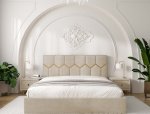 Кровать мягкая двуспальная Виорина деко Mirali / Мирали 3