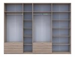 Шкаф для одежды Дорос Лукас дуб сонома 7 дверный 315 см 2