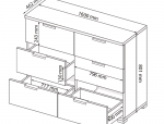 Комод Асті 6шх Міромарк 0