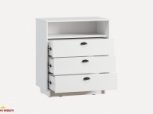 Комод Куба К001 Білий Морелі 0