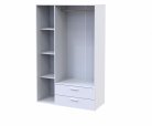 Шкаф для одежды Дорос Эктор 3 дверная с 2-мя ящиками белый 116 см 0